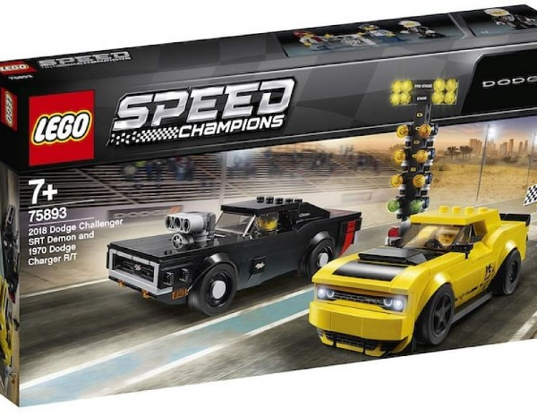 Lego Speed 2018 Dodge Challenger SRT Demon e 1970 Dodge Charger