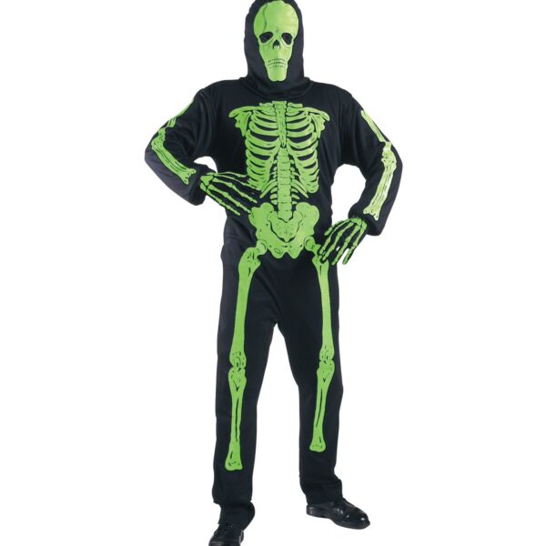 Costume da Scheletro Neon Colori Assortiti