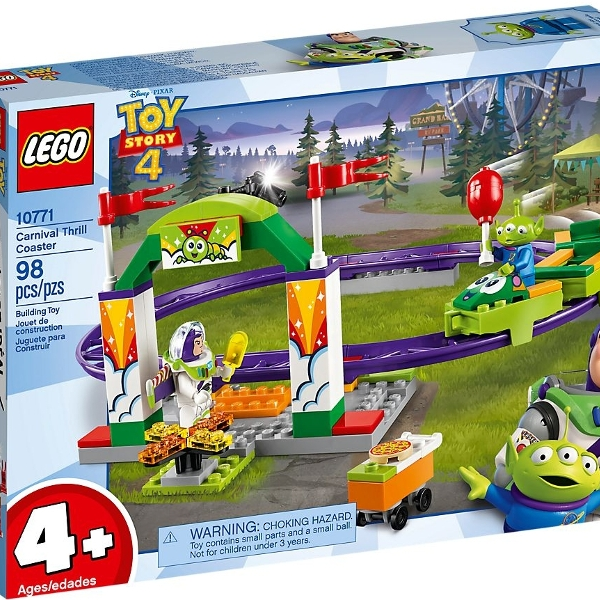 Lego Disney Toy Story 4 Carnival Thrill Coaster Set