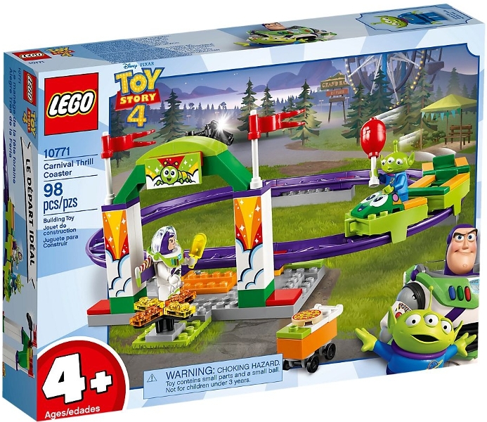 Lego Disney Toy Story 4 Carnival Thrill Coaster Set