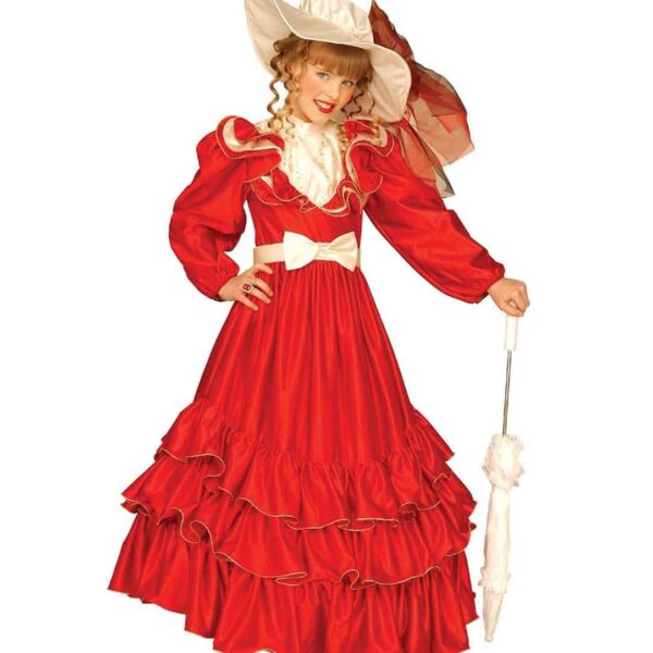 Costume da Damigella Rosso