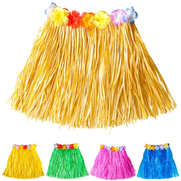 Gonna Hawaiana con Cintura FIori Colori Assortiti