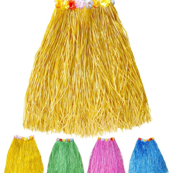 Gonna Hawaiana con Cintura Fiori Colori Assortiti