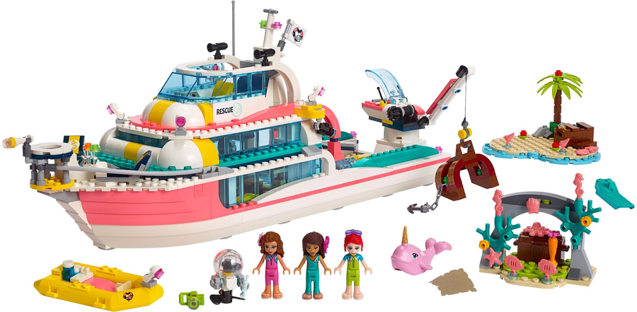 Lego Friends Motoscafo di salvataggio