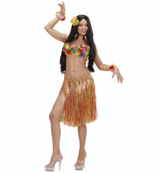 Gonna Hawaiana Multicolore