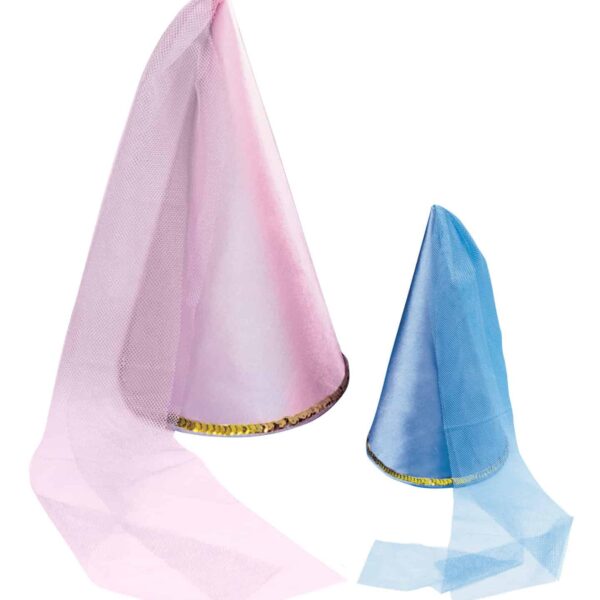 Cappello da Fata Rosa o Azzurro