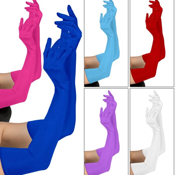 Guanti Lunghi Colori Assortiti