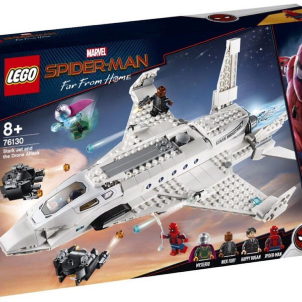 Lego Marvel Spider-Man Fair From Home Il jet Stark e l attacco del drone
