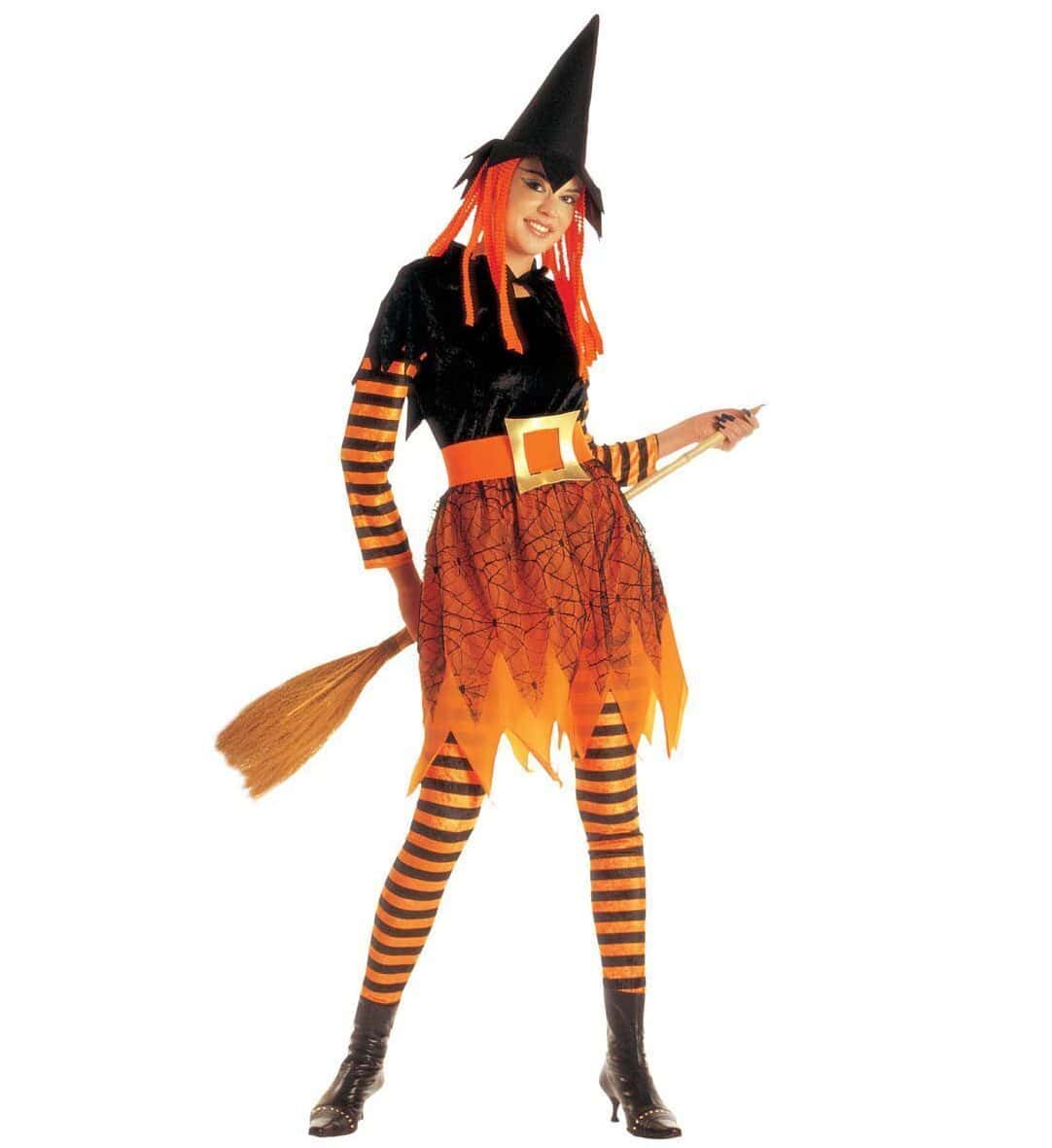 Costume da Funky Witch Colori Assortiti