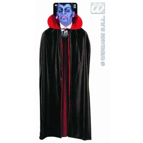 Mantello Nero foderato Rosso