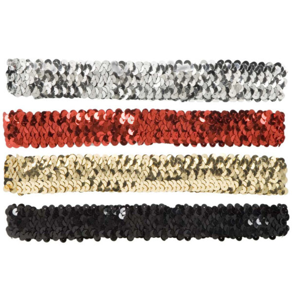 Fascia in Paillettes Colori Assortiti