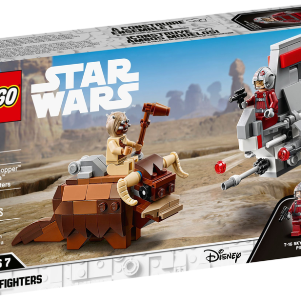 Lego Star Wars Microfighter T-16 Skyhopper vs. Bantha