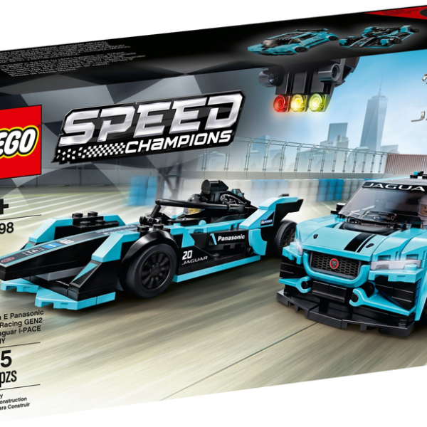 Lego Speed Racer Formula E  Panasonic Jaguar Gen2 & Jaguar I-Pace e Trophy