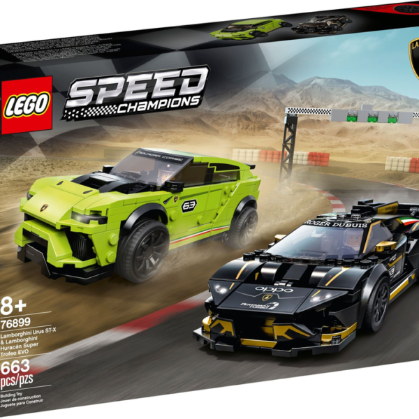 Lego Speed Racer Lamborghini Urus ST-X & Lamborghini Huracan Super Trofeo Evo