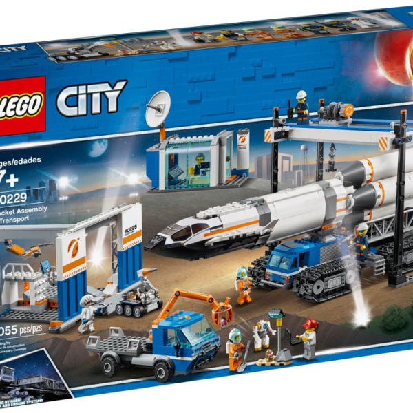 Lego City Space Assemblaggio e trasporto del razzo