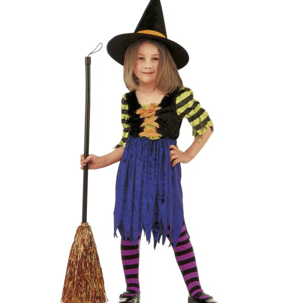 Costume da Strega Viola e Nero
