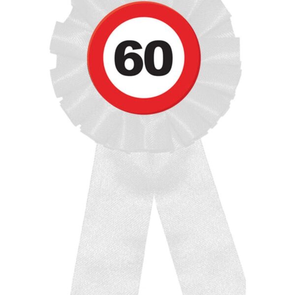 Coccarda con Numero Limite 60