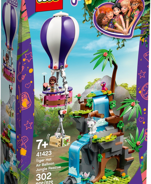 Lego Friends Salvataggio sulla mongolfiera della tigre