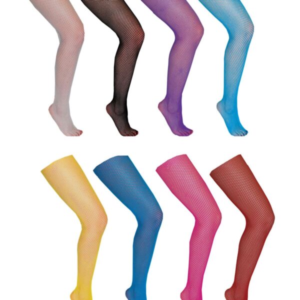 Collant a Rete Colori Assortiti