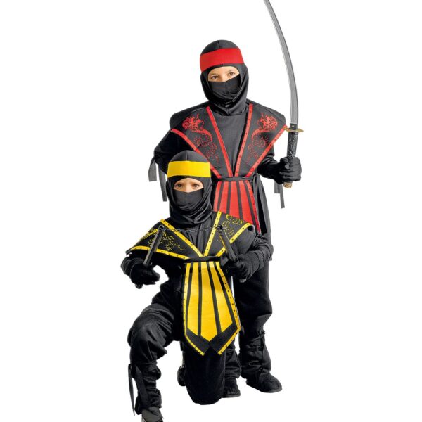 Costume da Ninja Combattente Colori Assortiti