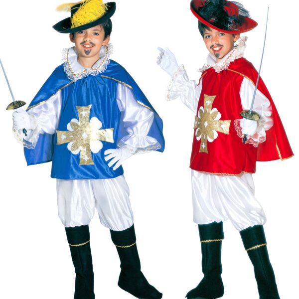 Costume da Moschettiere Colori Assortiti