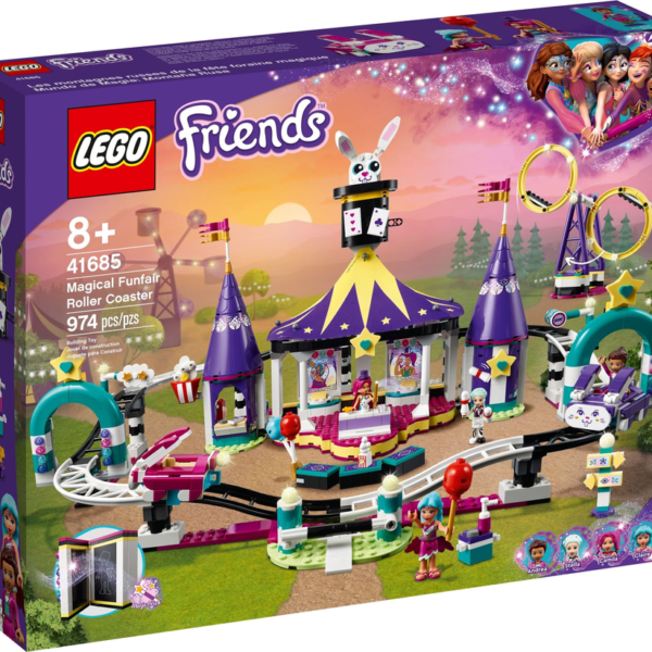 Lego Friends Le Montagne Russe del Luna Park Magico