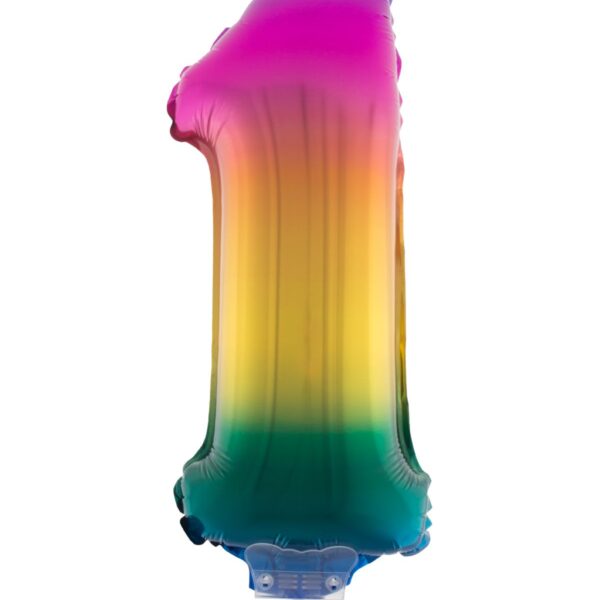 Numeri in Mylar Arcobaleno da 40 Centimetri