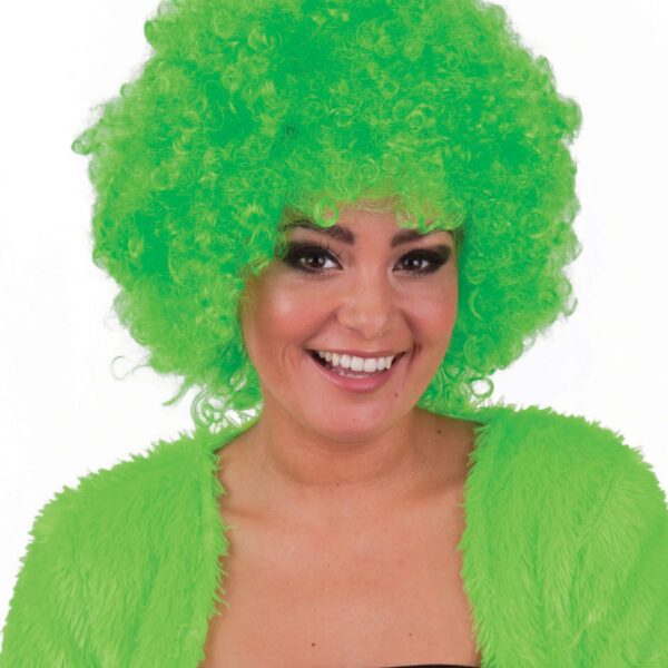 Parrucca Verde Hippie Afro