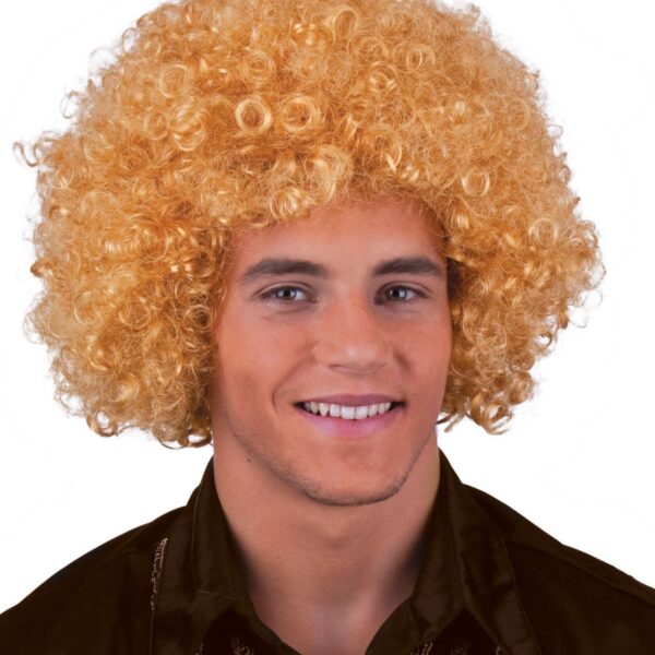 Parrucca Bionda Afro Disco