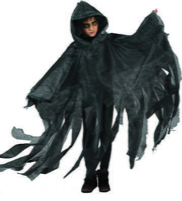 Costume Nero Grigio da Fantasma
