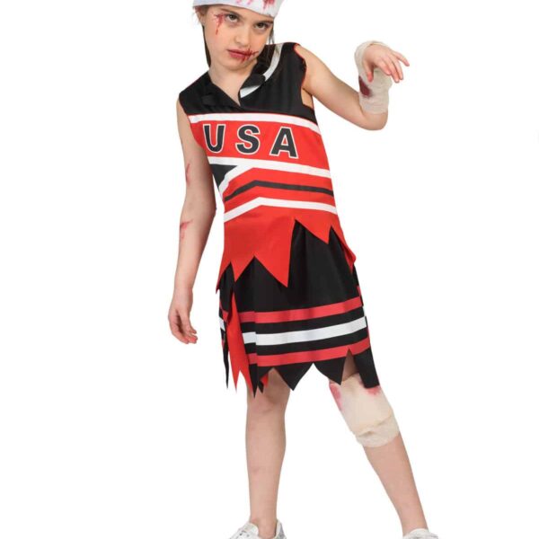 Costume da Cheerleader Zombie