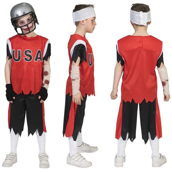 Costume da Giocatore di Football Zombie