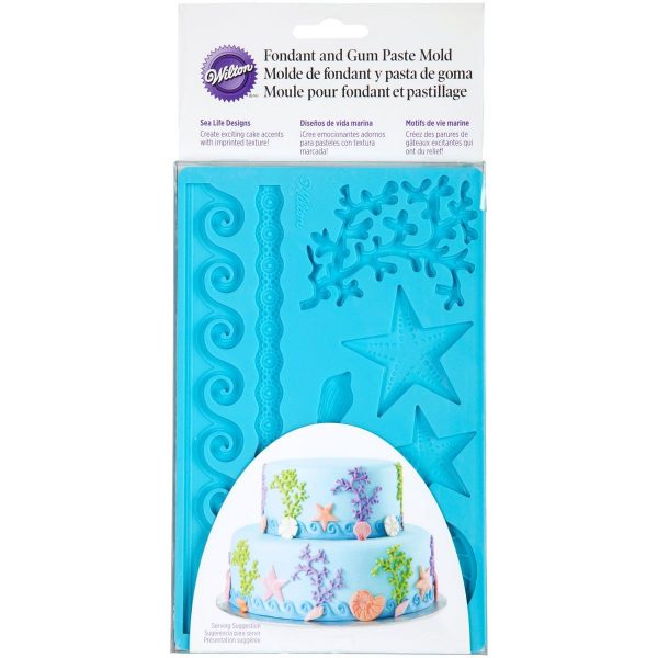Wilton Stampo Fondant & Pasta di Gomma Vita Marina