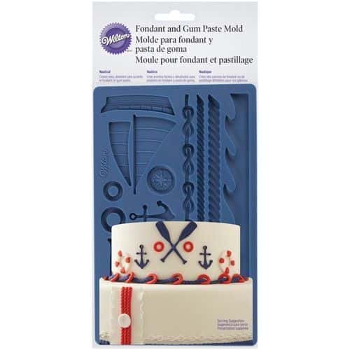 Wilton Stampo per Fondant e Pasta di Gomma Nautico