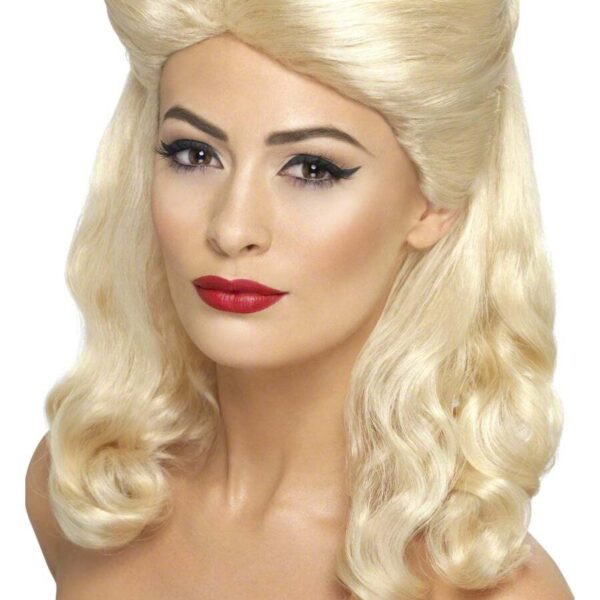 Parrucca da Pin Up Bionda Anni '40