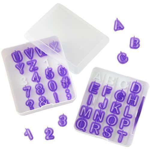 Wilton Cut-Outs Stampini Alfabeto&Numeri
