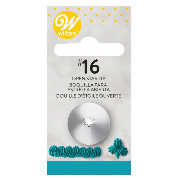 Wilton Beccuccio Decorativo N.016 Stella Aperta Cardata