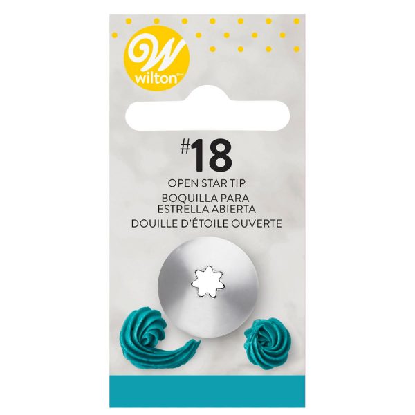 Wilton Beccuccio Decorativo N.018 Stella Aperta Cardata