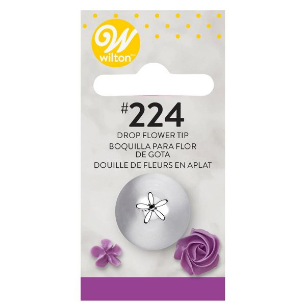 Wilton Beccuccio Decorativo N.224 Fiore a Goccia Cardato
