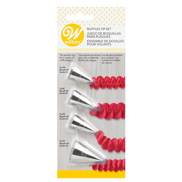 Wilton Beccucci Decorativi Set Volants 86, 100, 102, 125