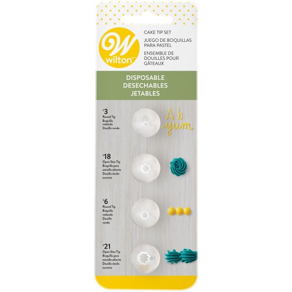 Wilton Set Di Punte Monouso 4 (#3, #18, #6, #21)