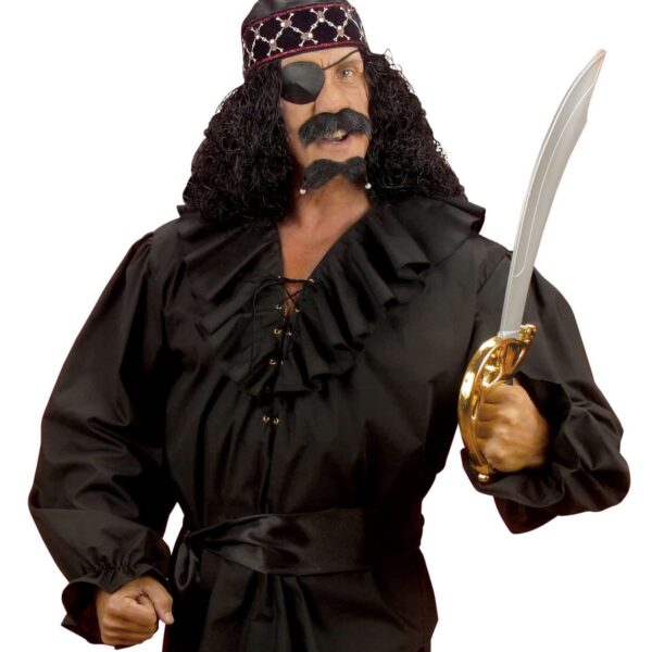 Camicia da Uomo Pirata Nera