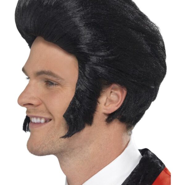 Parrucca Nera da Elvis