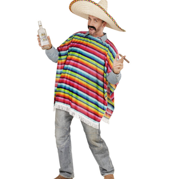 Poncho Messicano Multicolore