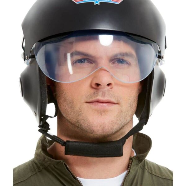 Elmo Nero da Pilota da Top Gun Autentico