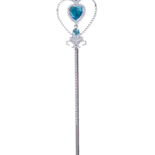 Bacchetta da Principessa a Forma di Cuore Azzurro