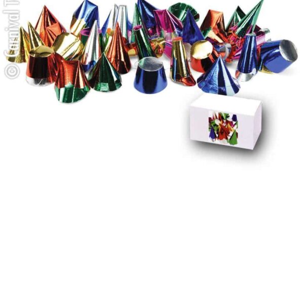 Cappellini in Carta Mignon Metallizzati