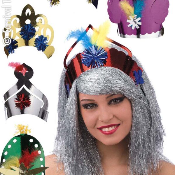 Cappellini Copricapo in Carta Metallizzati