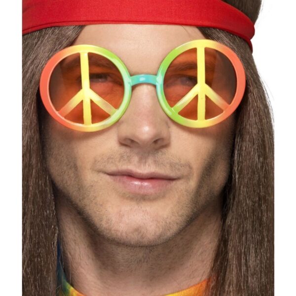 Occhiali Hippie Medaglione della Pace