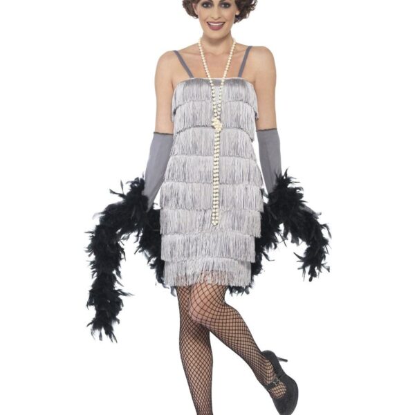 Costume da Charleston Argento